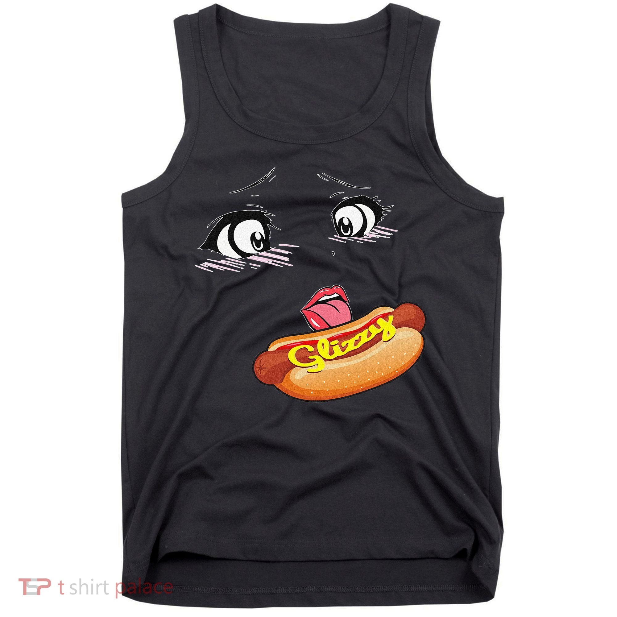 Anime Girl Ahegao Glizzy Hotdog Tank Top