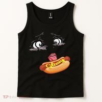 Anime Girl Ahegao Glizzy Hotdog Tank Top thumb 2