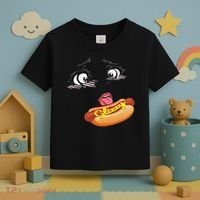 Anime Girl Ahegao Glizzy Hotdog Toddler T-Shirt thumb 3
