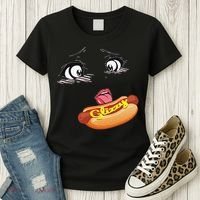 Anime Girl Ahegao Glizzy Hotdog Women's T-Shirt thumb 3