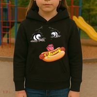 Anime Girl Ahegao Glizzy Hotdog Kids Hoodie thumb 3