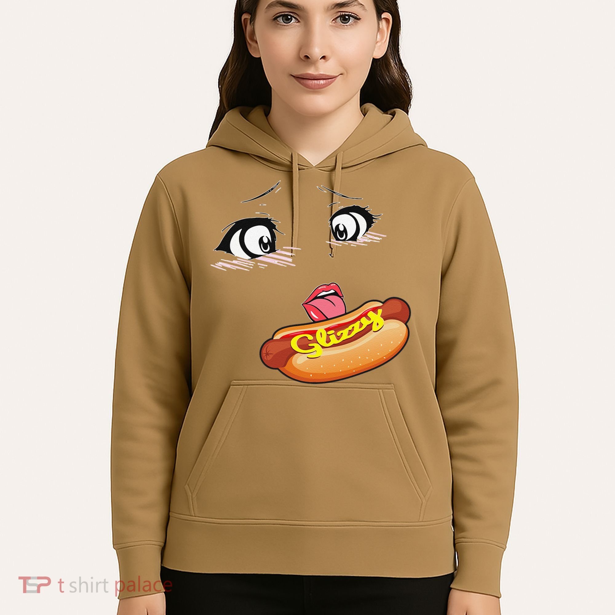 Anime Girl Ahegao Glizzy Hotdog Hoodie