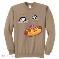 Anime Girl Ahegao Glizzy Hotdog Sweatshirt thumb 0