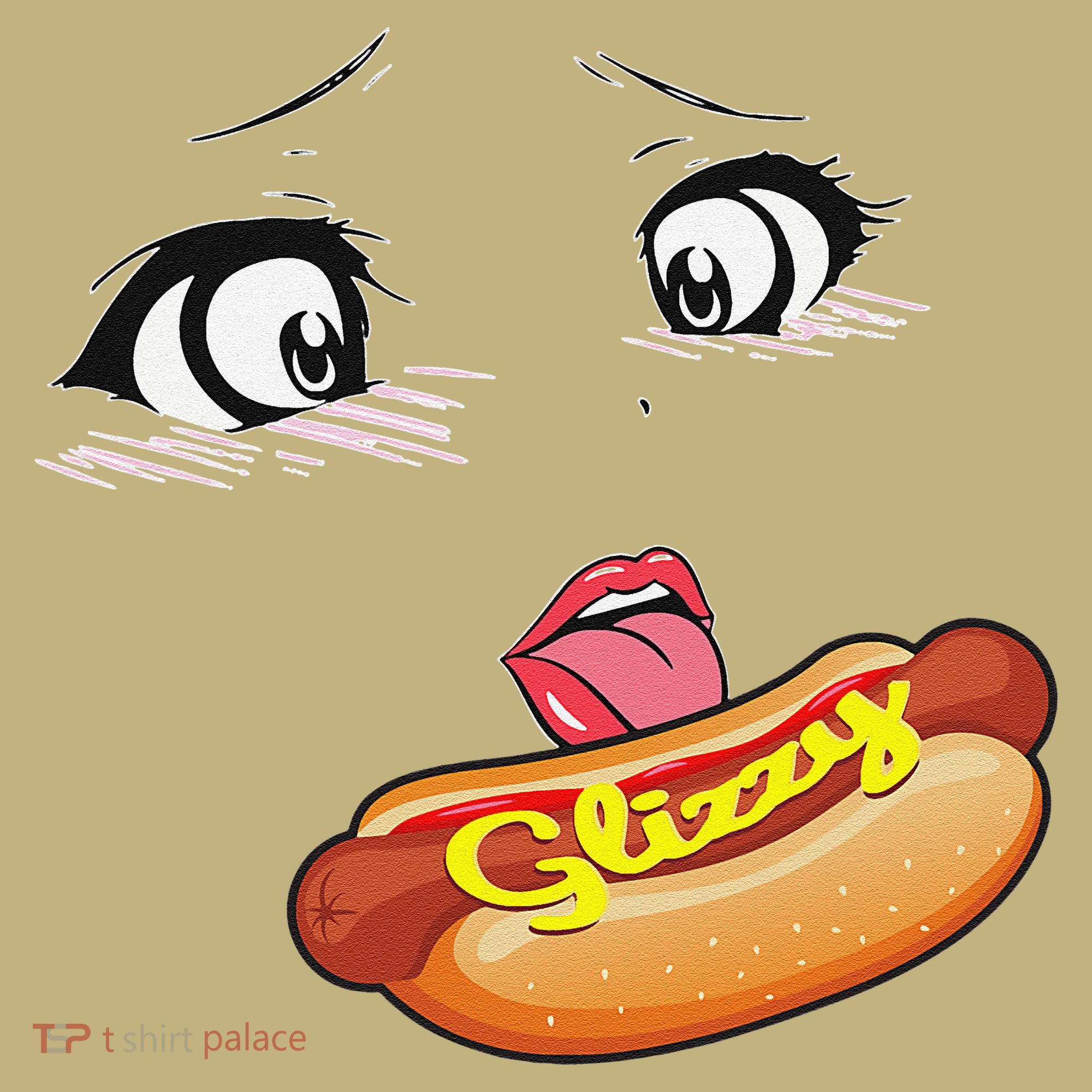 Anime Girl Ahegao Glizzy Hotdog Sweatshirt