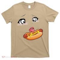 Anime Girl Ahegao Glizzy Hotdog T-Shirt thumb 0
