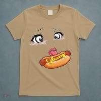 Anime Girl Ahegao Glizzy Hotdog T-Shirt thumb 5