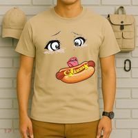 Anime Girl Ahegao Glizzy Hotdog T-Shirt thumb 6
