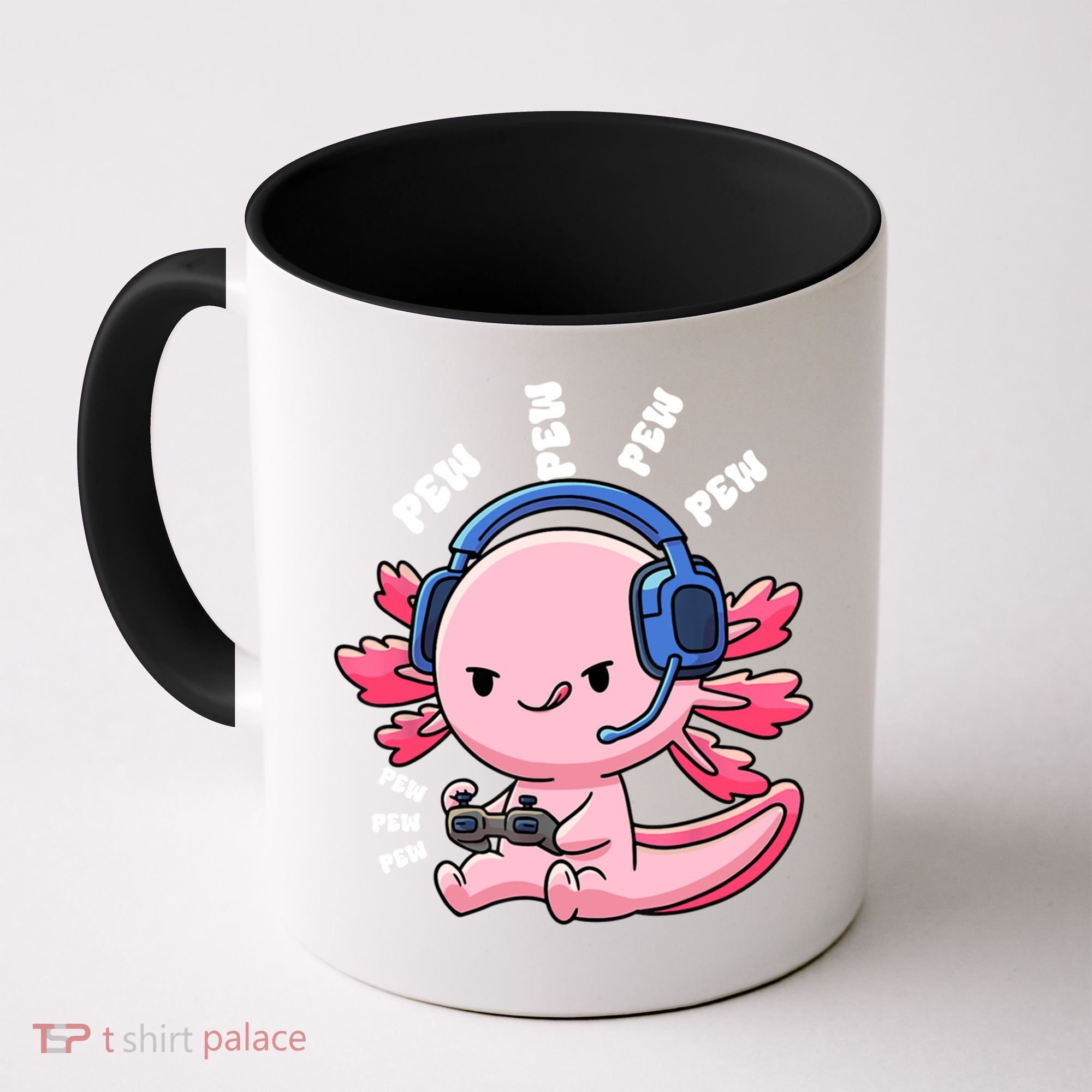 Axolotl Gaming Anime Video Game Pew Gamer Great Gift Coffee Mug