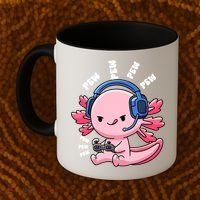 Axolotl Gaming Anime Video Game Pew Gamer Great Gift Coffee Mug thumb 2
