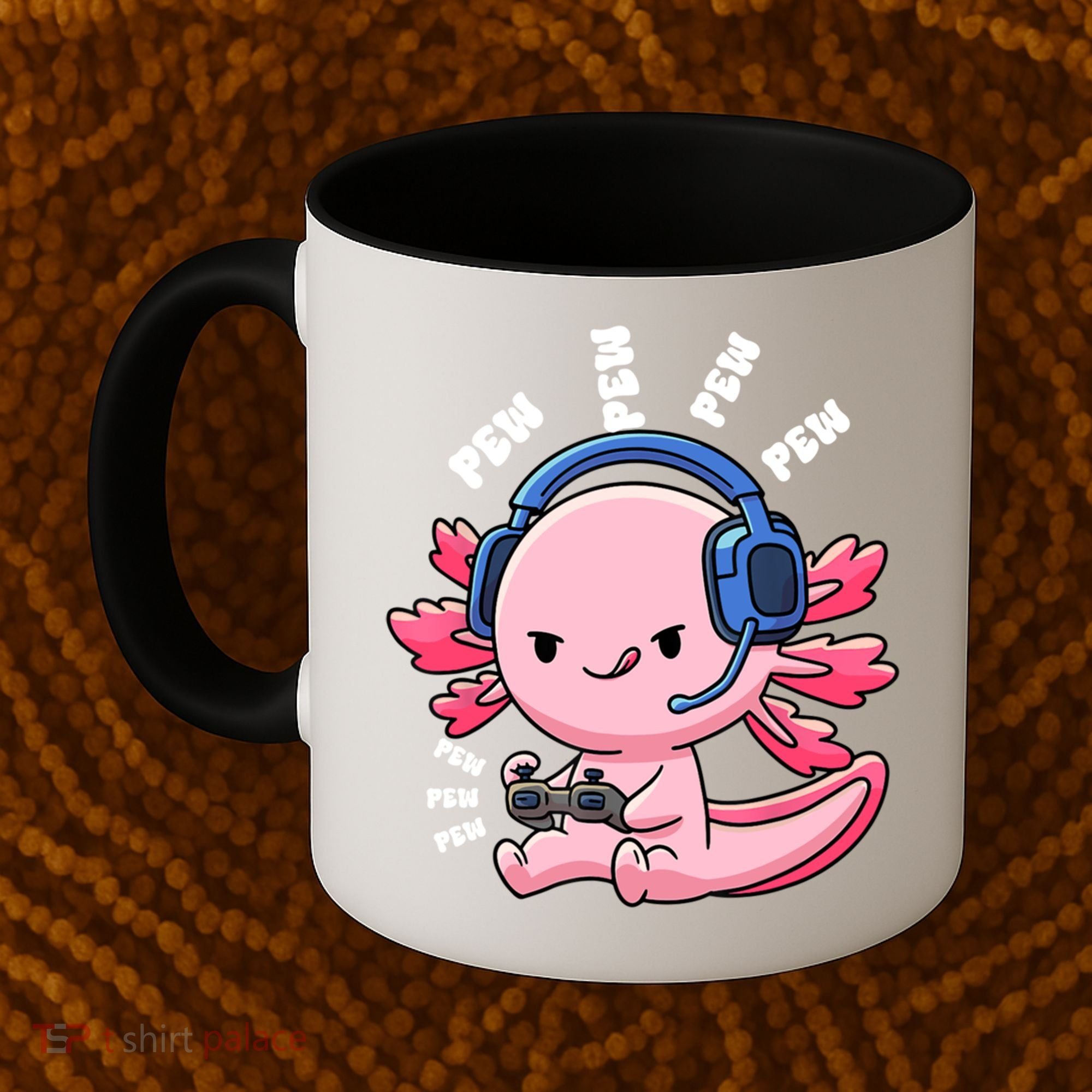 Axolotl Gaming Anime Video Game Pew Gamer Great Gift Coffee Mug