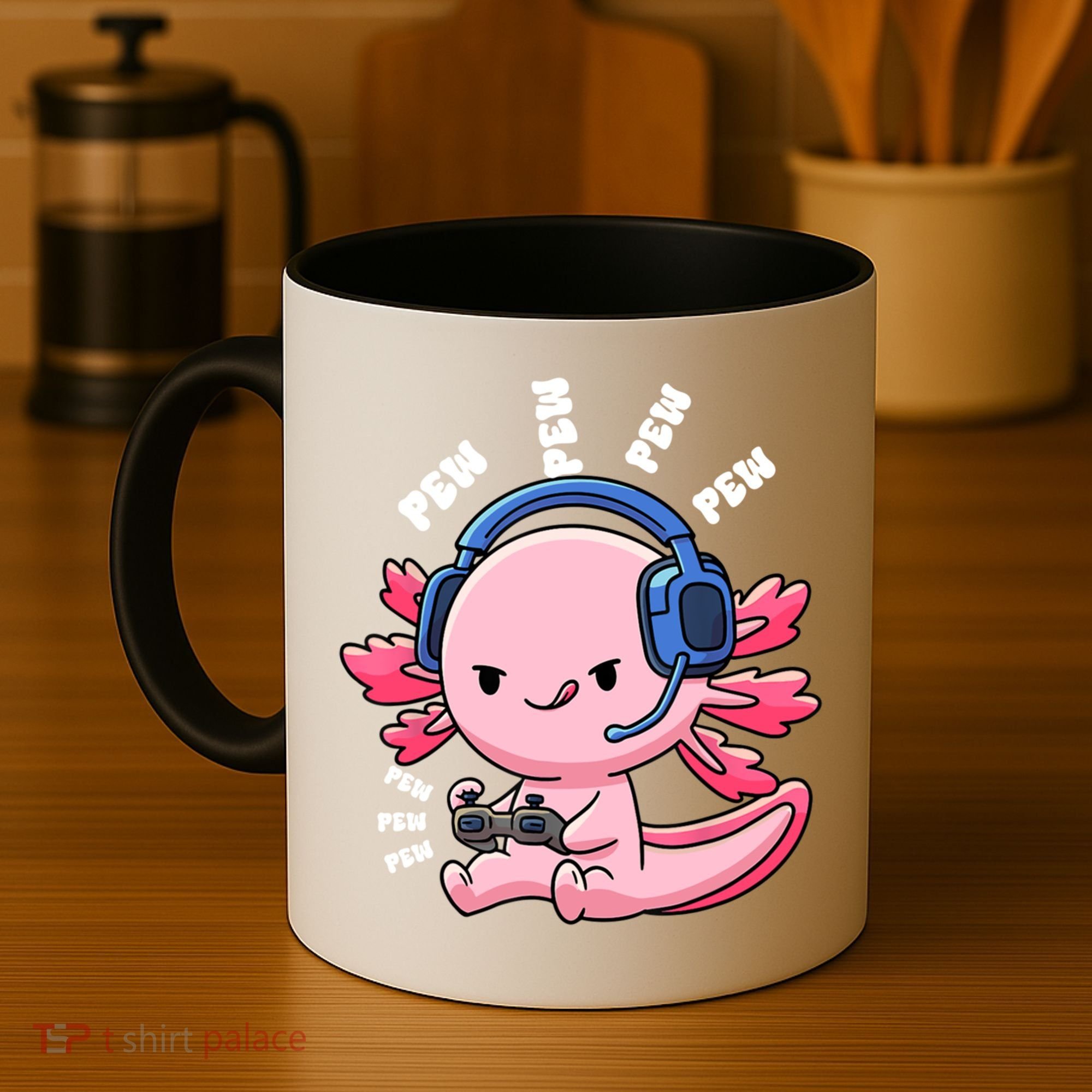 Axolotl Gaming Anime Video Game Pew Gamer Great Gift Coffee Mug