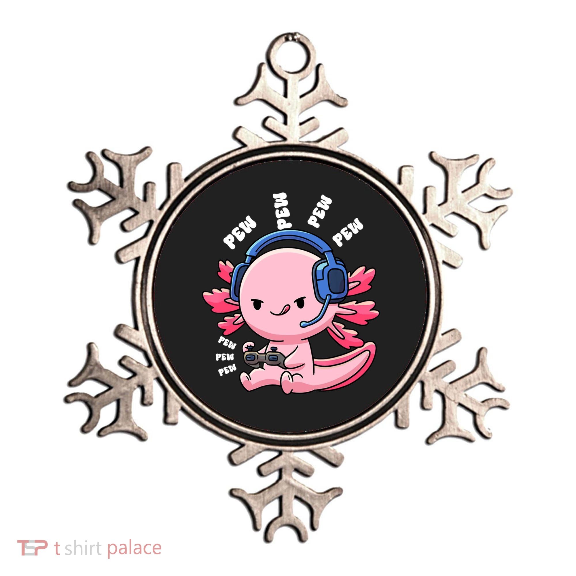 Axolotl Gaming Anime Video Game Pew Gamer Great Gift Ornament