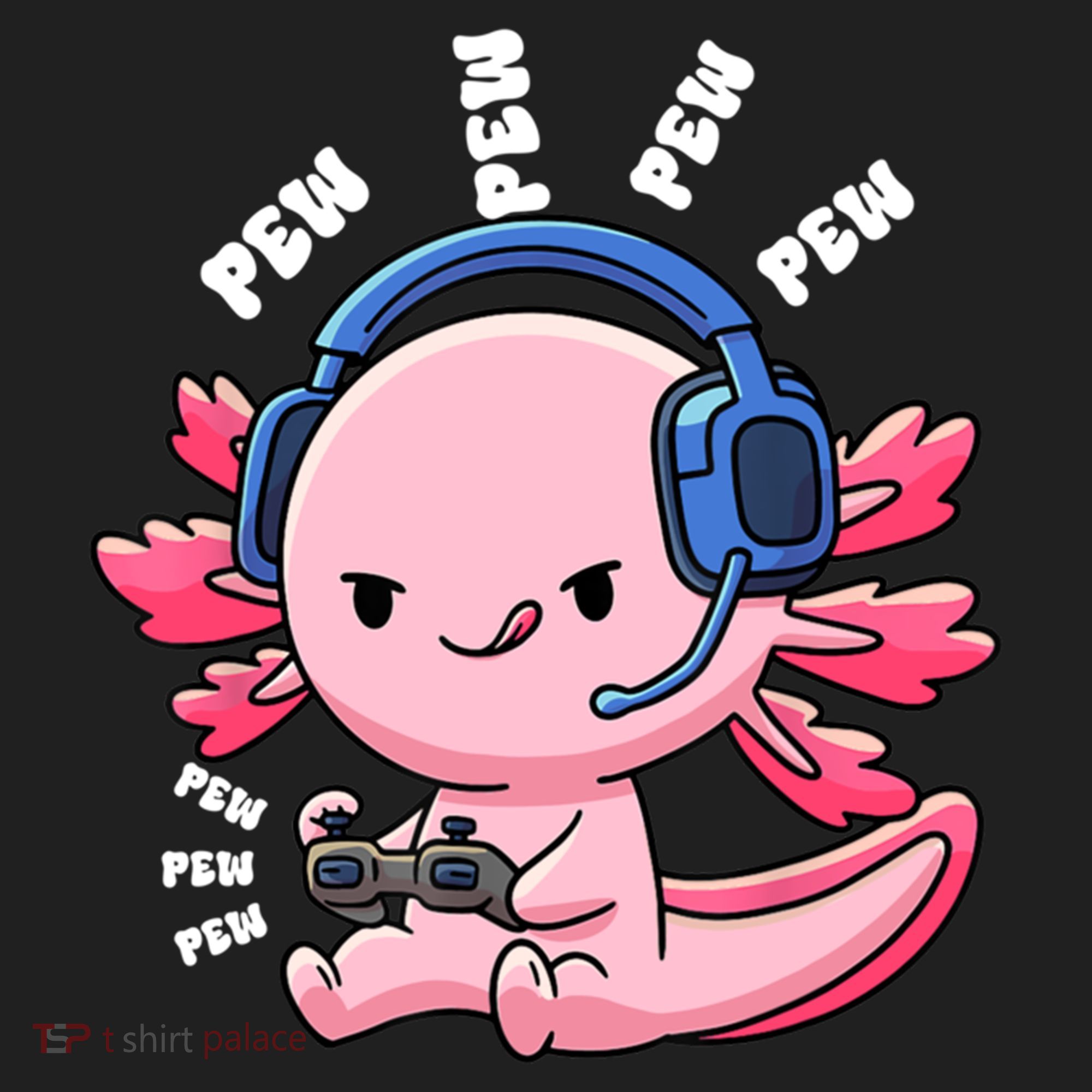 Axolotl Gaming Anime Video Game Pew Gamer Great Gift Hat