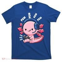 Axolotl Gaming Anime Video Game Pew Gamer Great Gift T-Shirt thumb 0