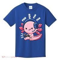 Axolotl Gaming Anime Video Game Pew Gamer Great Gift Kids T-Shirt thumb 0