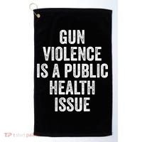 Anti Gun Awareness Enough End Gun Violence Golf Towel thumb 0