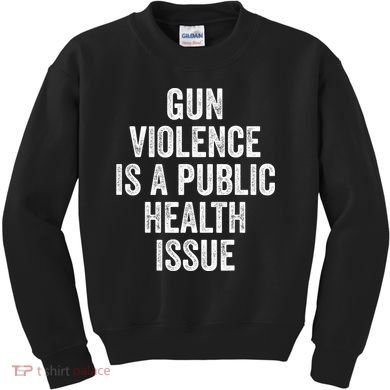 Anti Gun Awareness Enough End Gun Violence Kids Sweatshirt