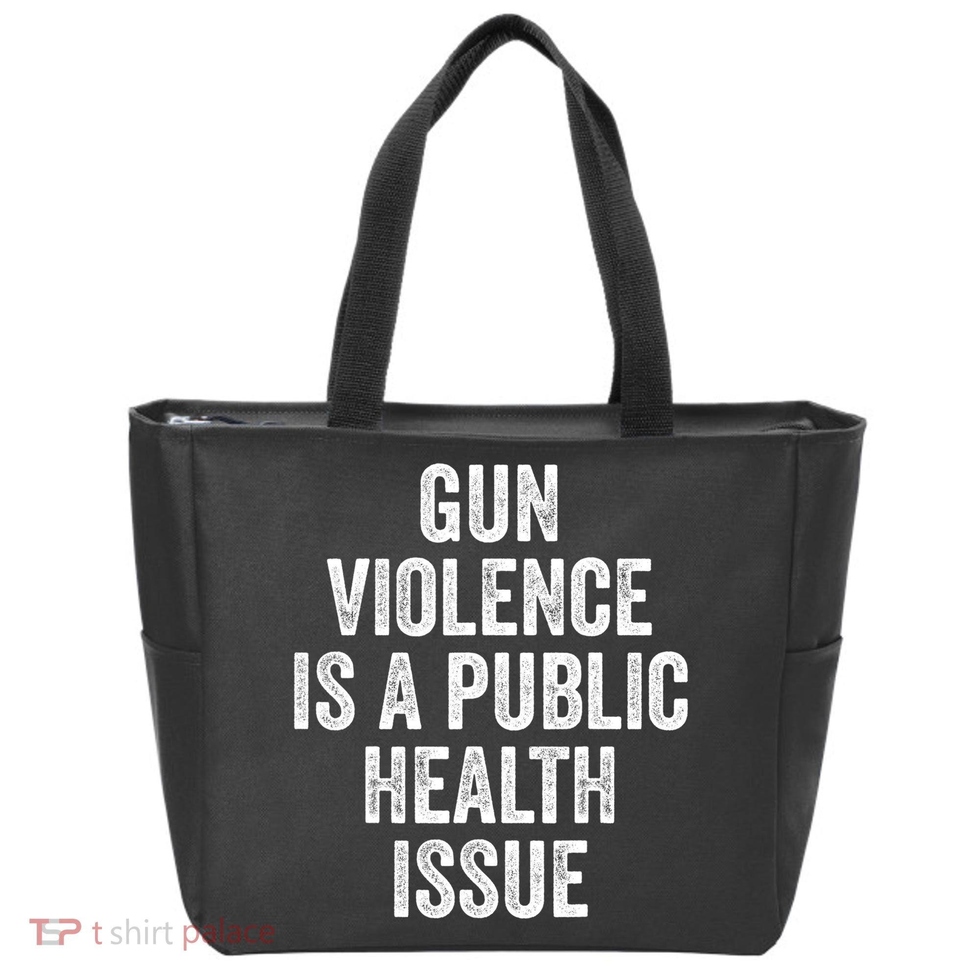 Anti Gun Awareness Enough End Gun Violence Tote Bag