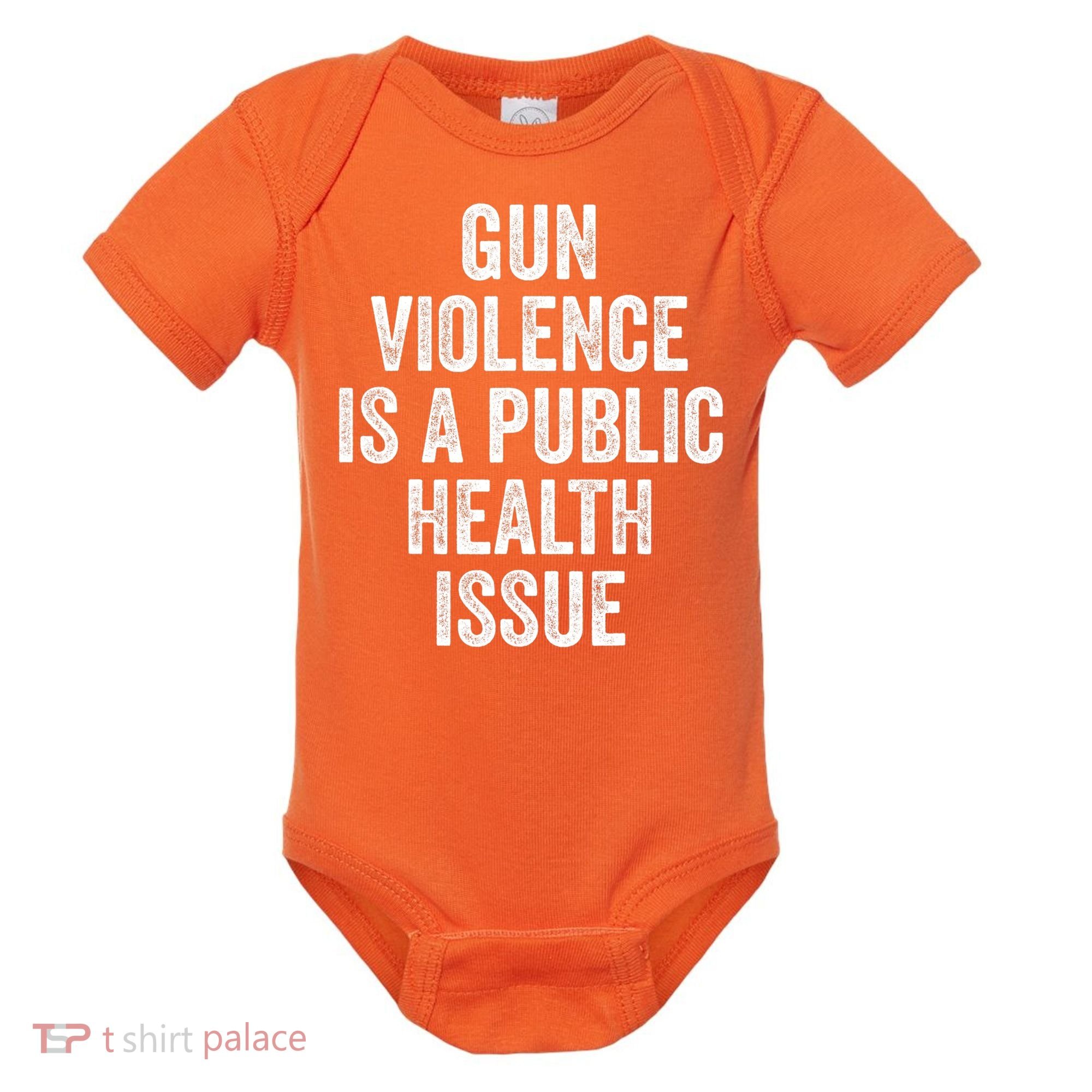 Anti Gun Awareness Enough End Gun Violence Baby Bodysuit