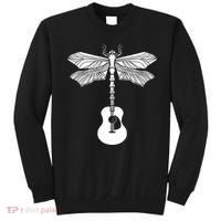 Acoustic Guitar Artistic Dragonfly Music & Musician Vitnage Sweatshirt thumb 0