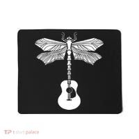 Acoustic Guitar Artistic Dragonfly Music & Musician Vitnage Mousepad thumb 0