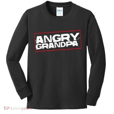 Angry Grandpa Kids Long Sleeve Shirt