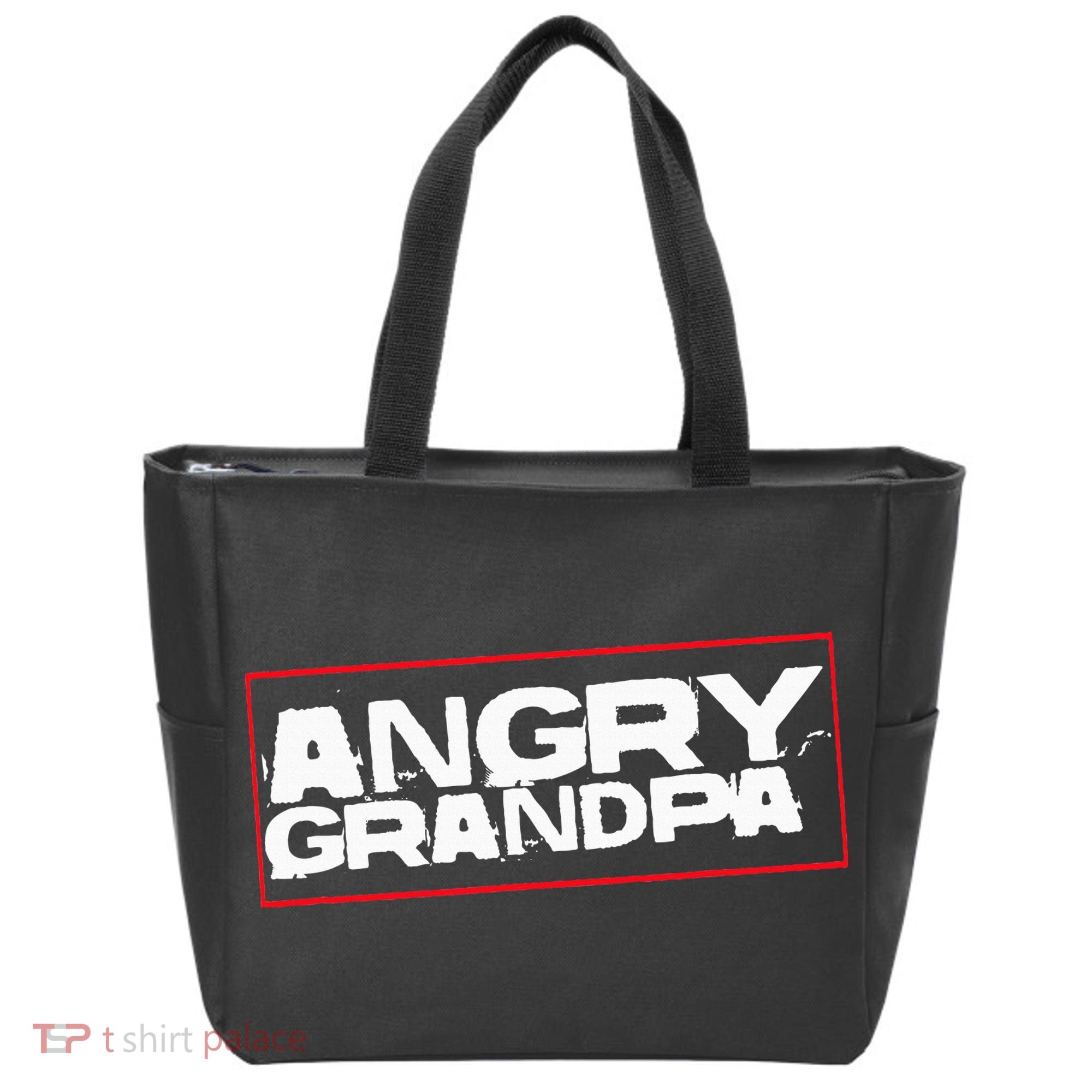 Angry Grandpa Tote Bag