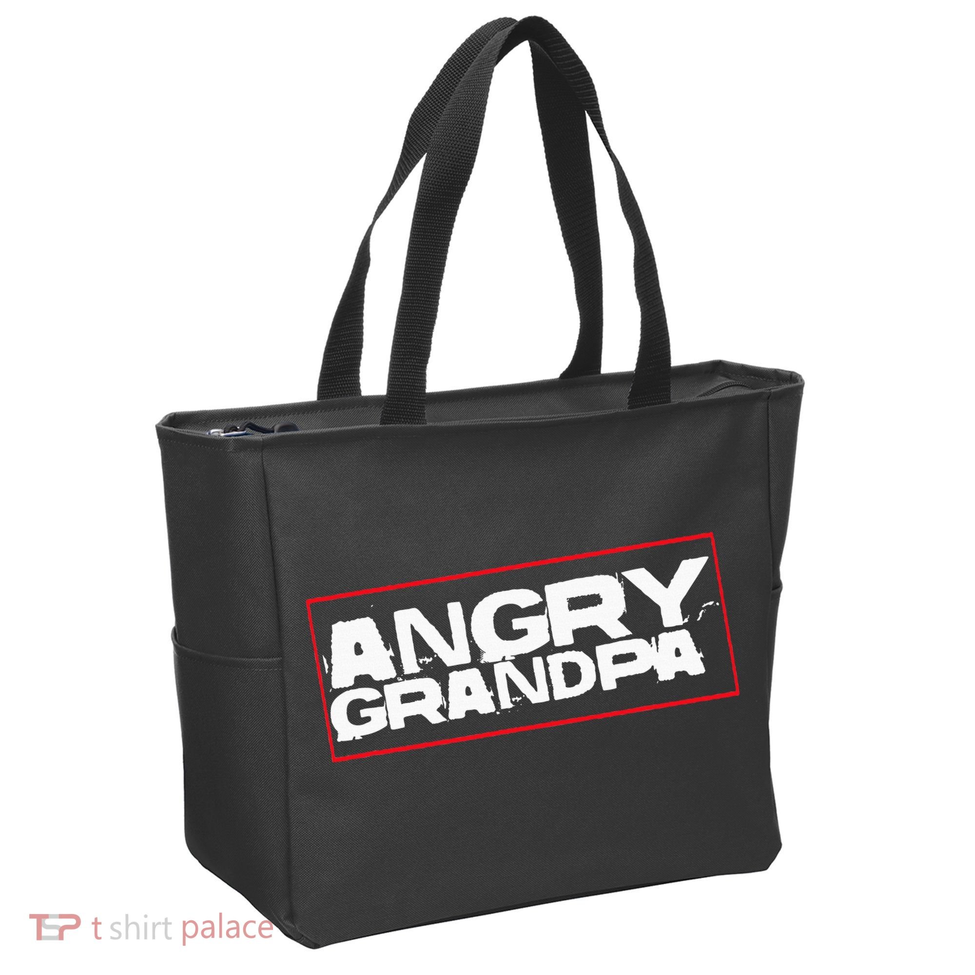 Angry Grandpa Tote Bag