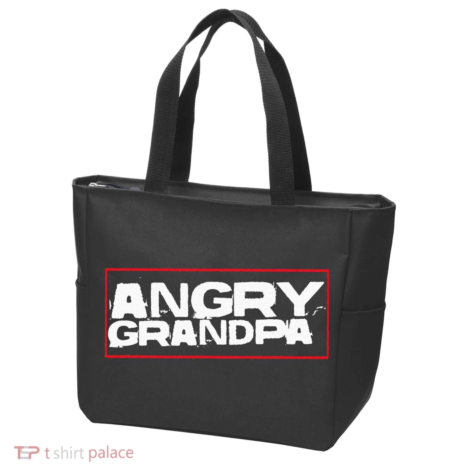 Angry Grandpa Tote Bag