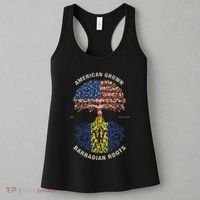 American Grown Barbadian Roots Barbados Flag Women's Tank Top thumb 3