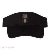 American Grown Barbadian Roots Barbados Flag Visor thumb 0
