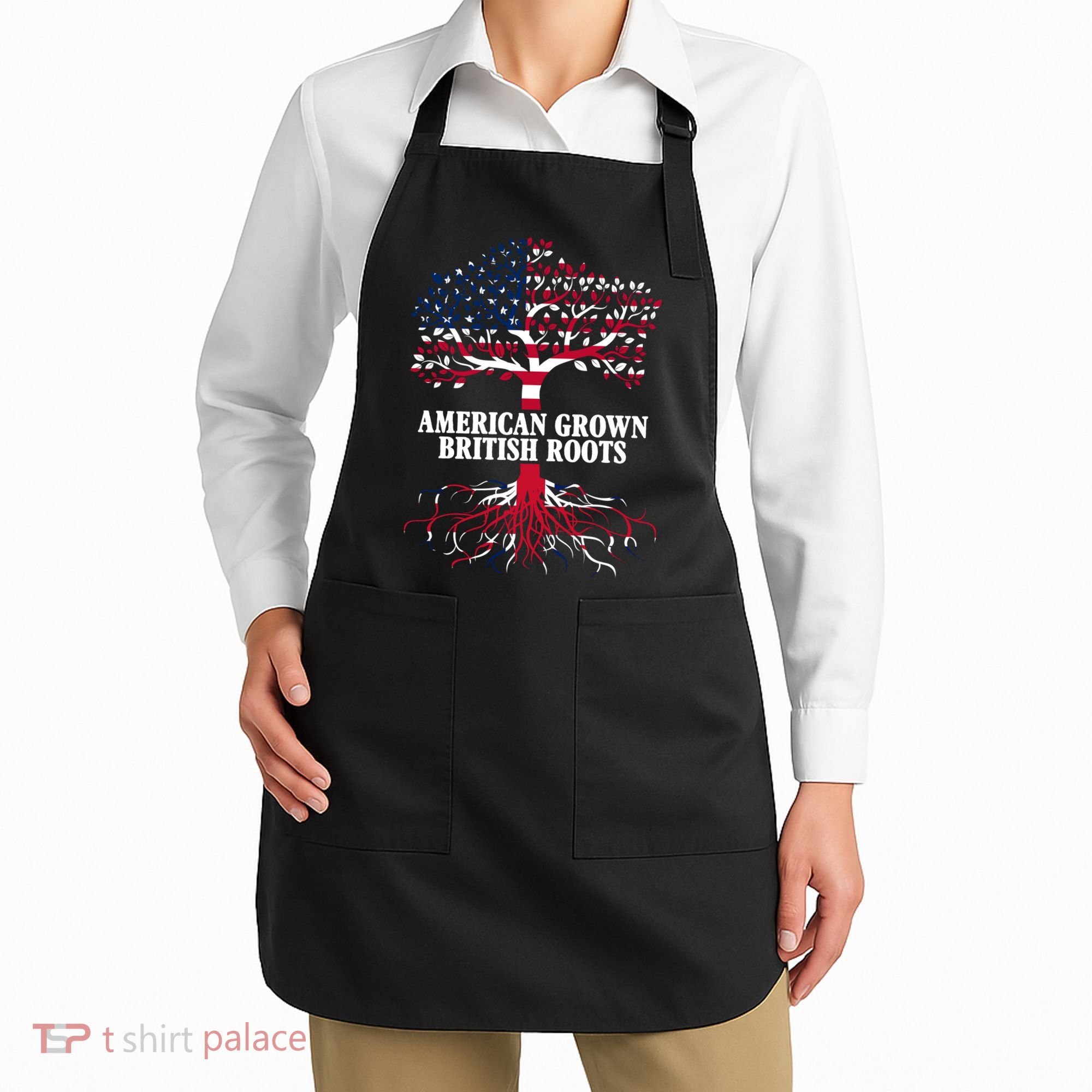 American Grown British Roots Apron