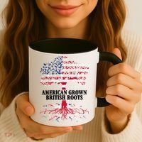 American Grown British Roots Coffee Mug thumb 3
