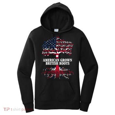 American Grown British Roots Women's Hoodie