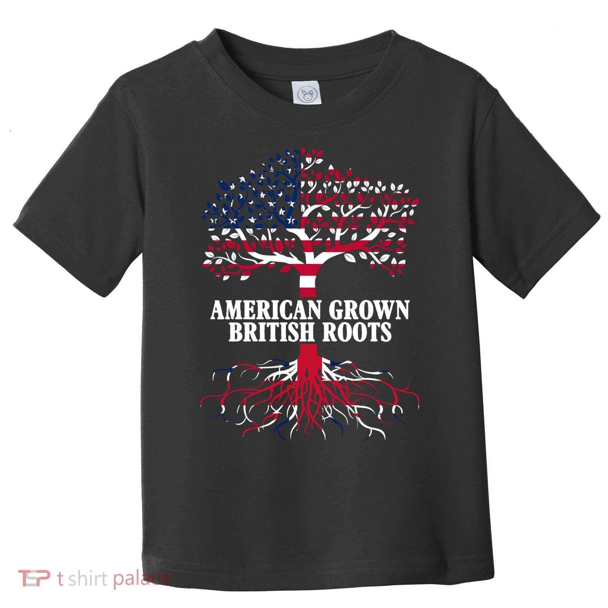 American Grown British Roots Toddler T-Shirt