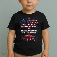 American Grown British Roots Toddler T-Shirt thumb 2