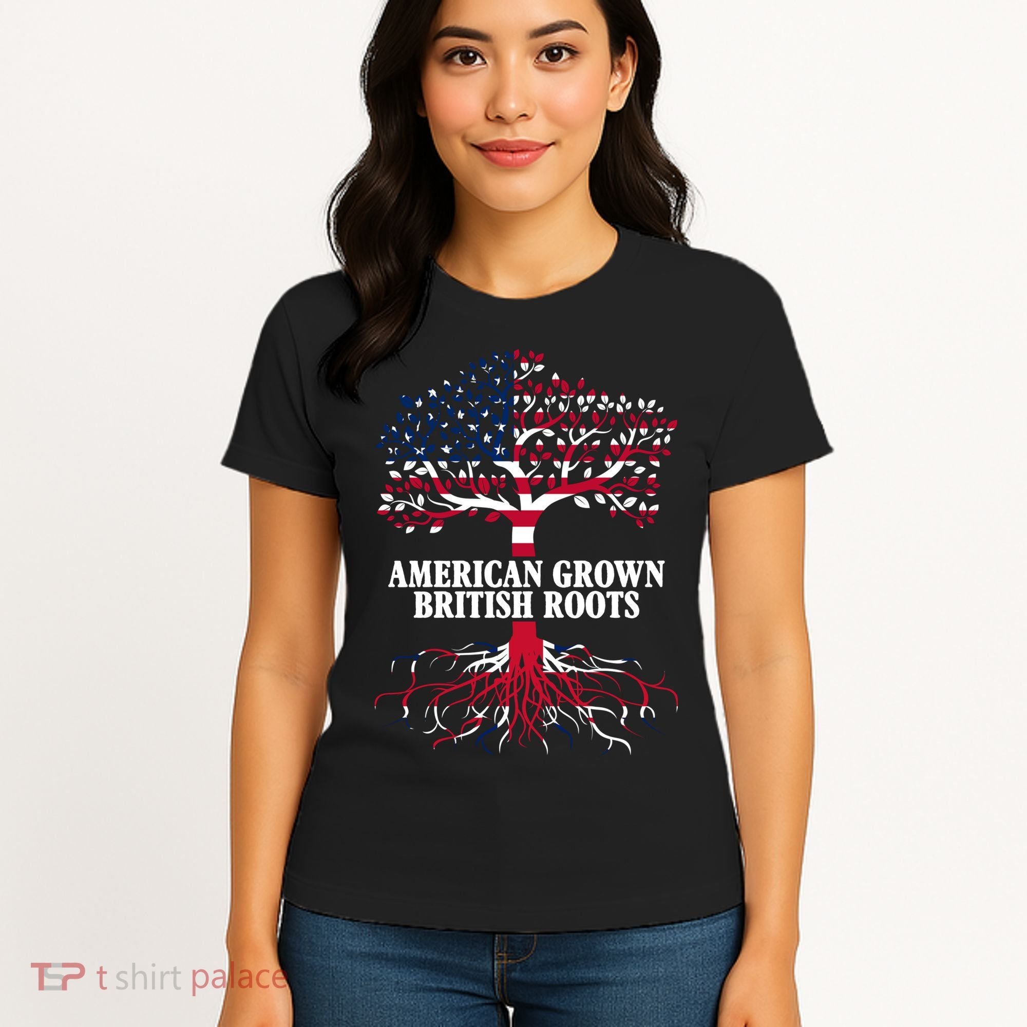 American Grown British Roots Women's T-Shirt