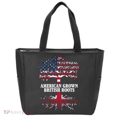 American Grown British Roots Tote Bag