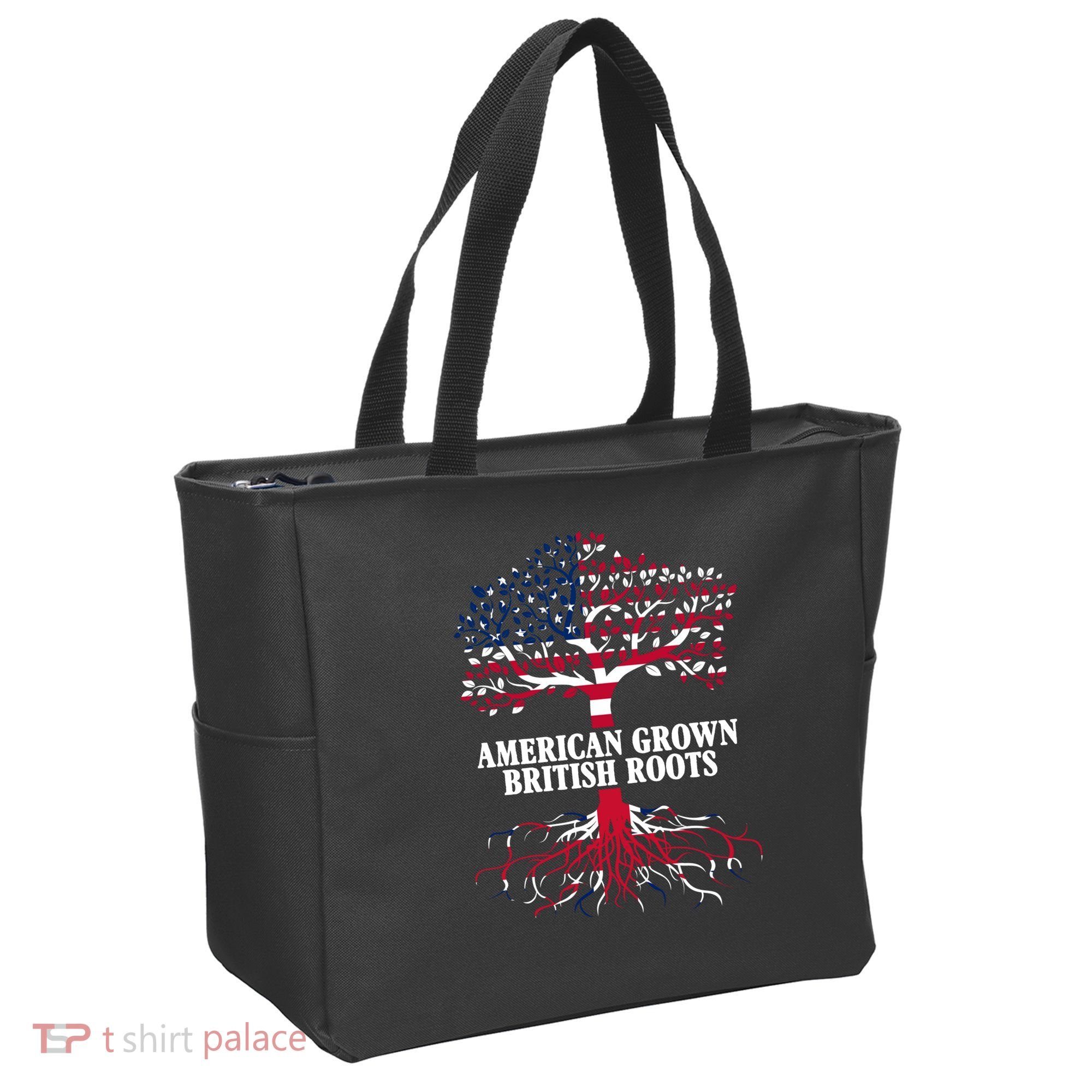 American Grown British Roots Tote Bag