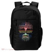 American Grown Belizean Roots America Belize Tree Flag Backpack thumb 0