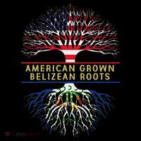 American Grown Belizean Roots America Belize Tree Flag Women's Hoodie thumb 2