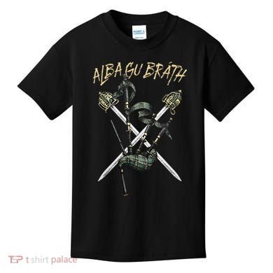 Alba Gu BráTh Scotland Forever Kids T-Shirt