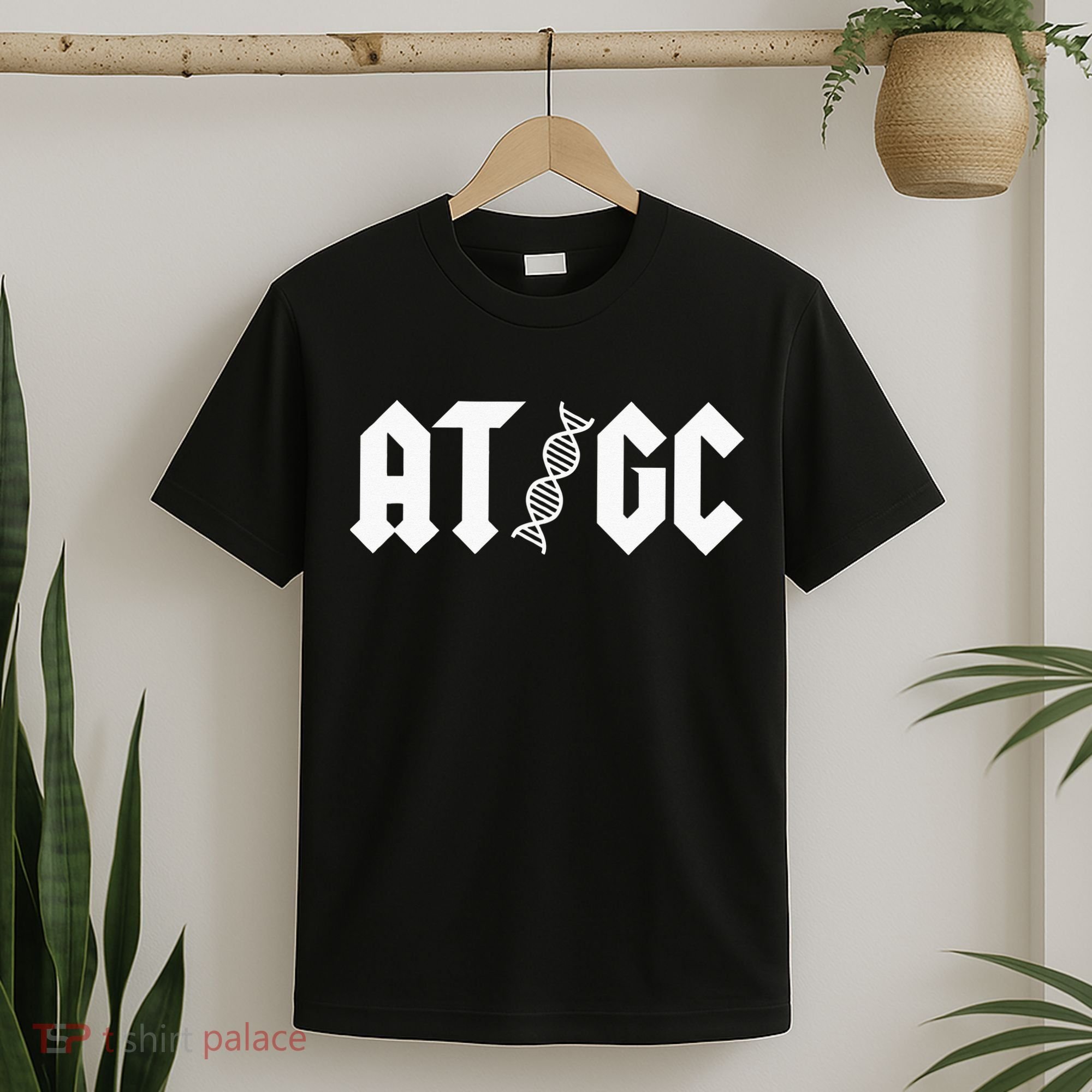 AT GC Biology DNA Strand Double Helix Teacher Pupil Student T-Shirt