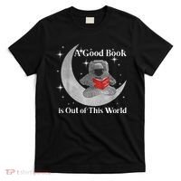 A Good Book Is Out Of This World Astronaut T-Shirt thumb 0