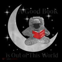 A Good Book Is Out Of This World Astronaut Coffee Mug thumb 5