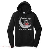 A Good Book Is Out Of This World Astronaut Women's Hoodie thumb 0