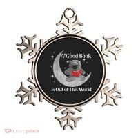 A Good Book Is Out Of This World Astronaut Ornament thumb 0