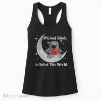 A Good Book Is Out Of This World Astronaut Women's Tank Top thumb 0