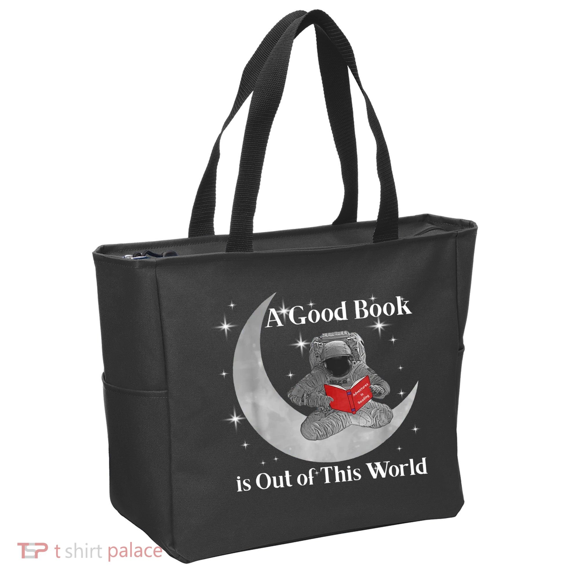 A Good Book Is Out Of This World Astronaut Tote Bag