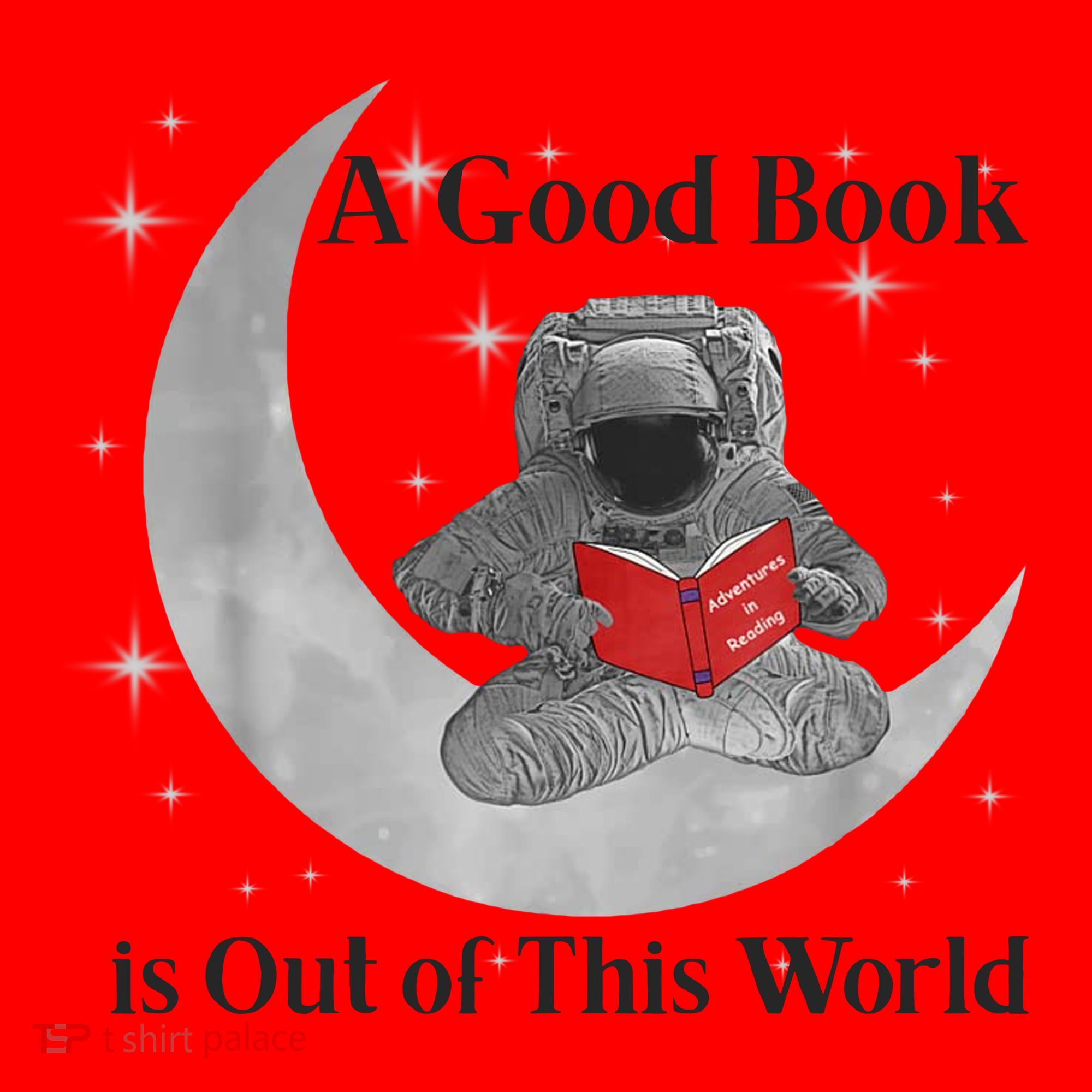 A Good Book Is Out Of This World Astronaut Santa Hat